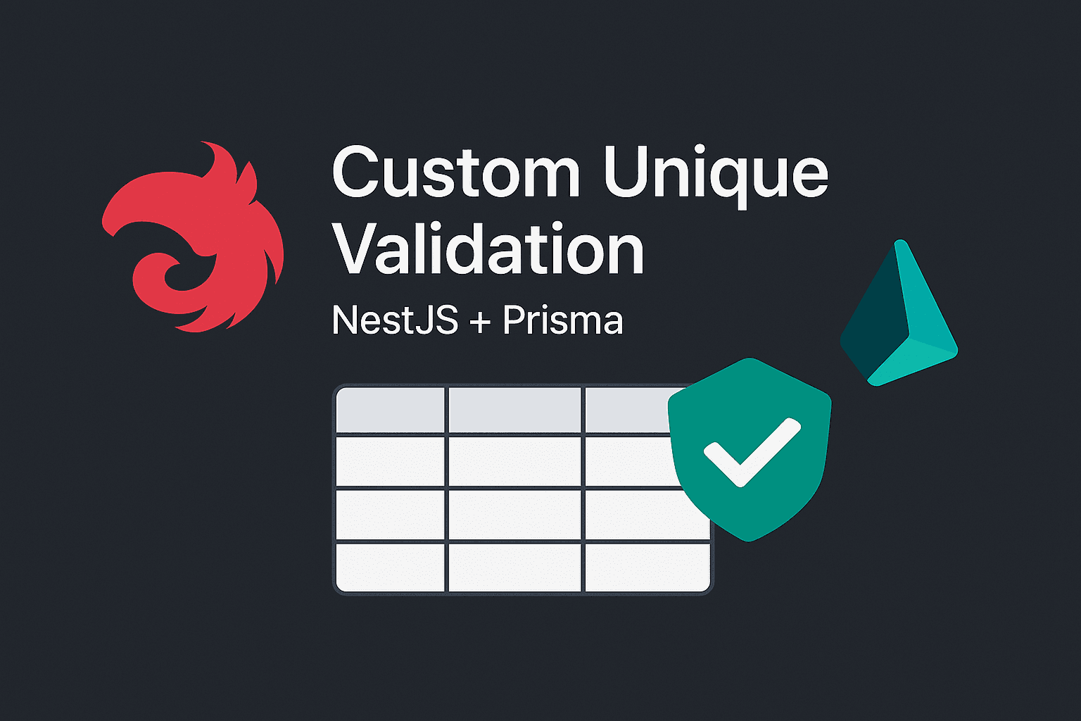 NestJS Prisma Unique Validation